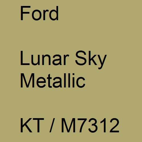 Ford, Lunar Sky Metallic, KT / M7312.
